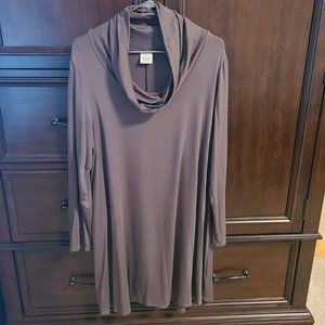 Women's Dress by Et'Lois, Size XL, Color is Dark Olive Green